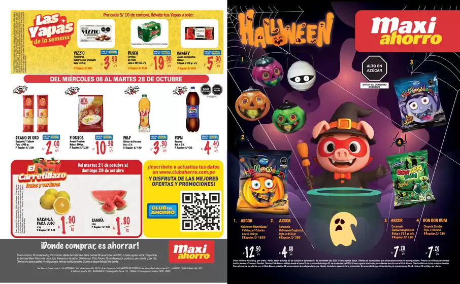 Catálogo MaxiAhorro en Tumbes | Descubre ofertas atractivas | 2025-10-21T00:00:00.000Z - 2025-11-04T00:00:00.000Z