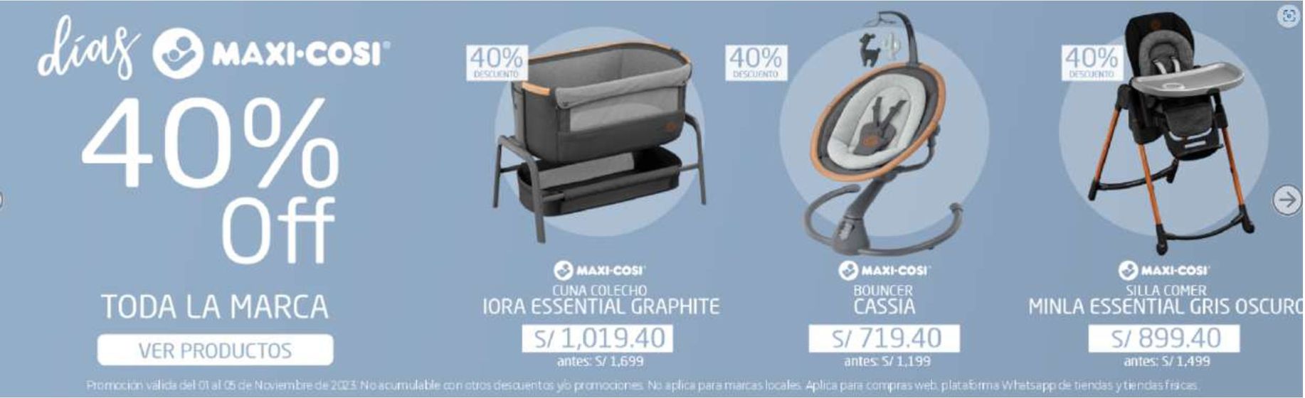 Catálogo Baby Infanti | Ofertas  | 2023-11-02T00:00:00.000Z - 2023-11-05T00:00:00.000Z