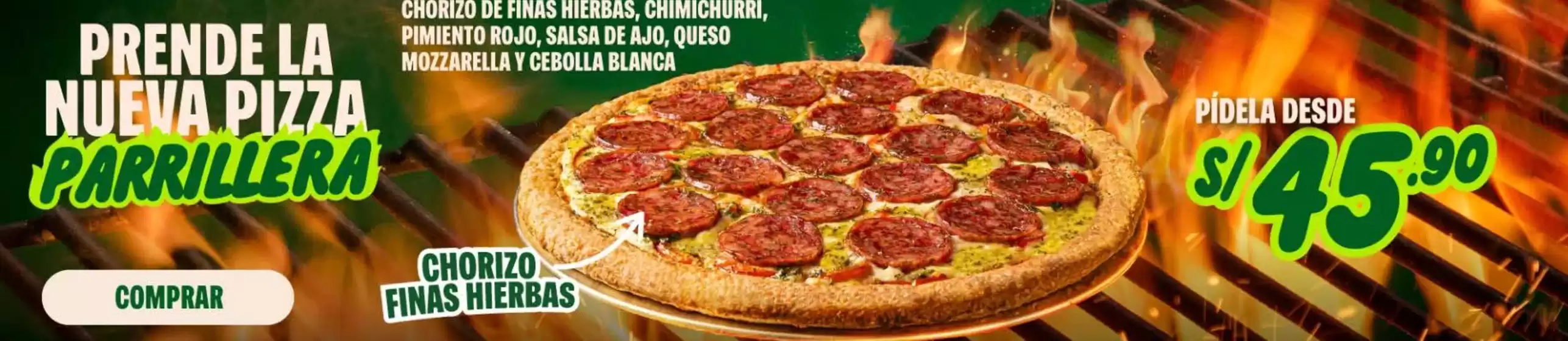 Catálogo Papa John's | Prende la nueva pizza parrilera | 2025-10-22T00:00:00.000Z - 2025-10-31T00:00:00.000Z