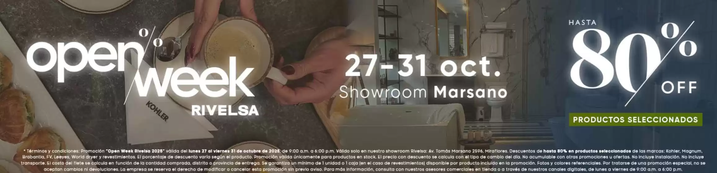 Catálogo Rivelsa | Open Week  | 2025-10-22T00:00:00.000Z - 2025-10-31T00:00:00.000Z