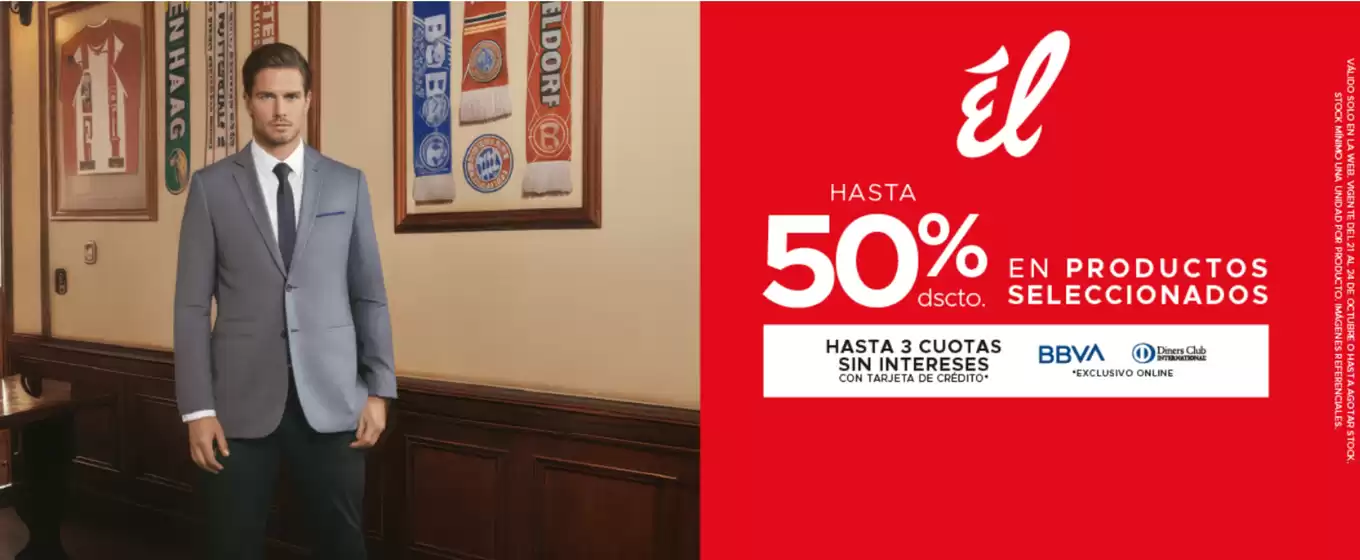Hasta 50%dscto en productos seleccionados 