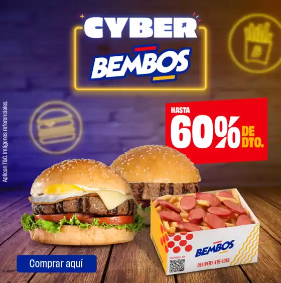 Catálogo Bembos | Ofertas exclusivas para nuestros clientes | 2025-10-27T00:00:00.000Z - 2025-11-10T00:00:00.000Z