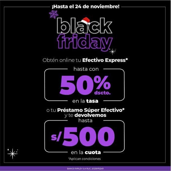 Catálogo Banco Ripley | Black Friday  | 2023-11-22T00:00:00.000Z - 2023-11-24T00:00:00.000Z