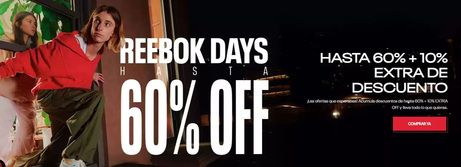 Catálogo Reebok | Reebook Days  | 2025-10-28T00:00:00.000Z - 2025-11-15T00:00:00.000Z