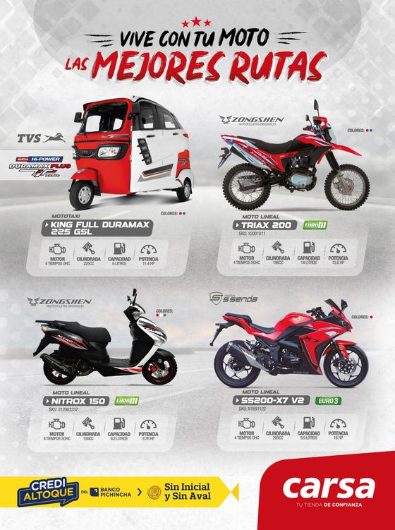 Catálogo Carsa | Vive con tu moto  | 2023-11-23T00:00:00.000Z - 2023-12-31T00:00:00.000Z