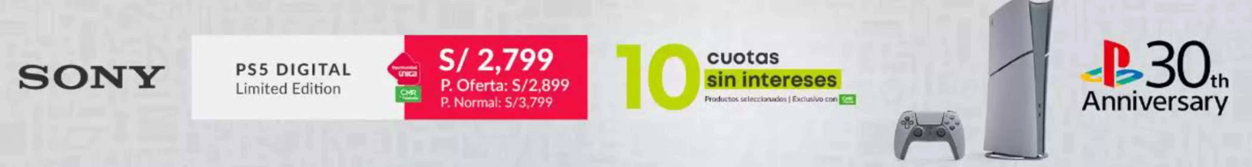 Catálogo Falabella | Sony  | 2025-10-29T00:00:00.000Z - 2025-11-09T00:00:00.000Z