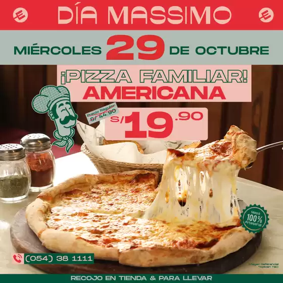 Catálogo Presto | Pizza Familiar americana | 2025-10-29T00:00:00.000Z - 2025-10-29T00:00:00.000Z