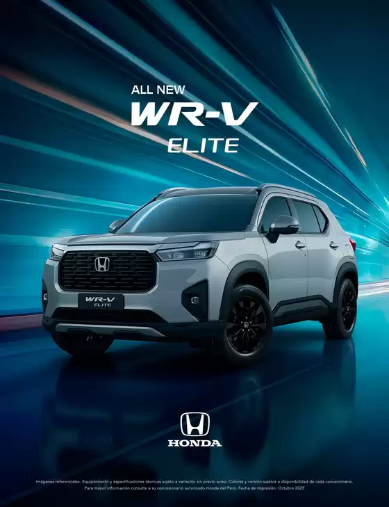 Catálogo Honda | Honda Nueva WRV Elite 2026. | 2025-10-30T00:00:00.000Z - 2025-11-13T00:00:00.000Z