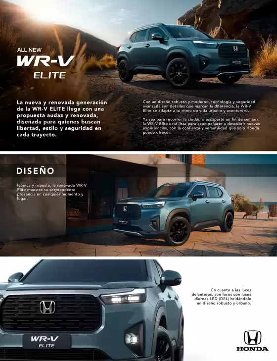 Honda Nueva WRV Elite 2026.