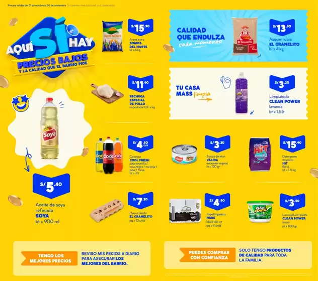 Catálogo Mass | Promociones actuales | 2025-10-31T00:00:00.000Z - 2025-11-06T00:00:00.000Z