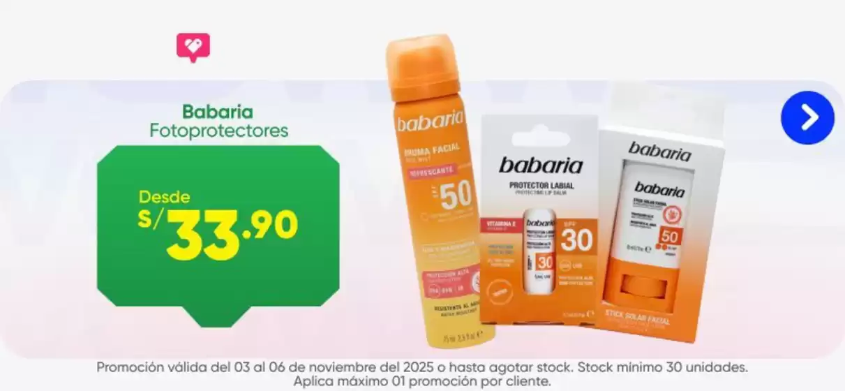 Catálogo InkaFarma | Excelente oferta para todos los clientes | 2025-11-03T00:00:00.000Z - 2025-11-06T00:00:00.000Z