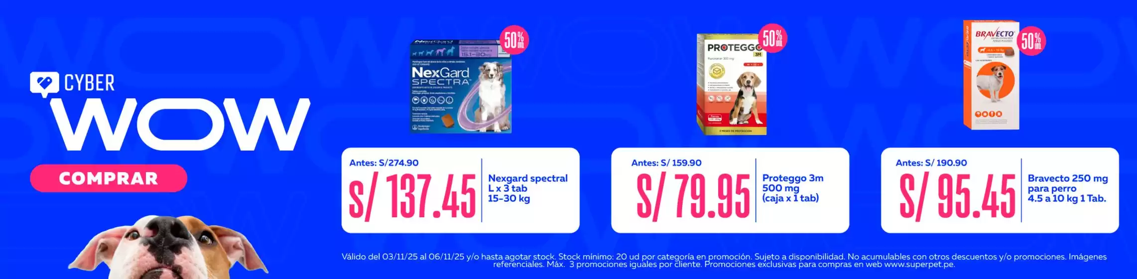 Catálogo Superpet en Punta Hermosa | Grandes descuentos en productos seleccionados | 2025-11-03T00:00:00.000Z - 2025-11-06T00:00:00.000Z