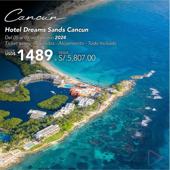 Catálogo Viajes Club | Cancún  | 2024-02-05T00:00:00.000Z - 2024-02-09T00:00:00.000Z