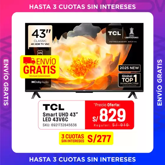 Catálogo Carsa | TCL SMART UHD | 2025-11-03T00:00:00.000Z - 2025-11-16T00:00:00.000Z