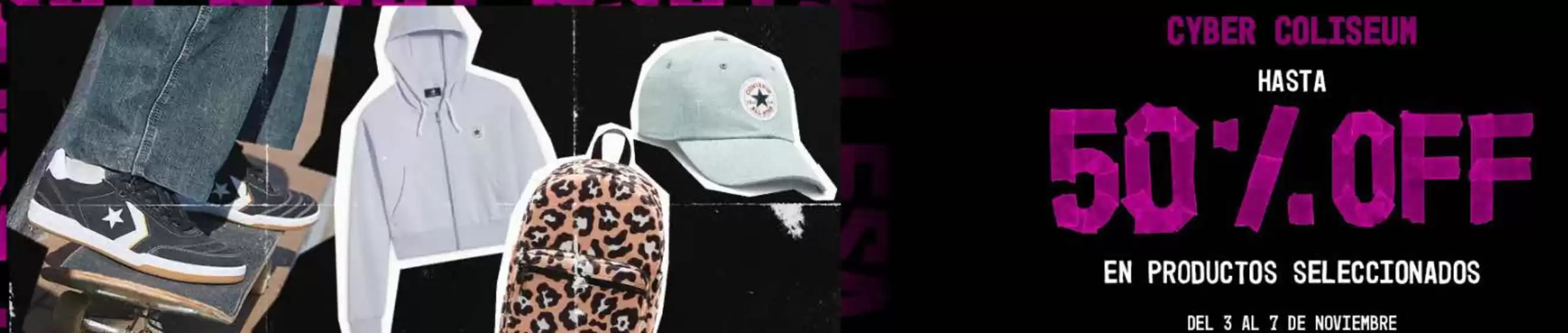 Catálogo Converse | Cyber Coliseum hasta 50%off  | 2025-11-04T00:00:00.000Z - 2025-11-07T00:00:00.000Z