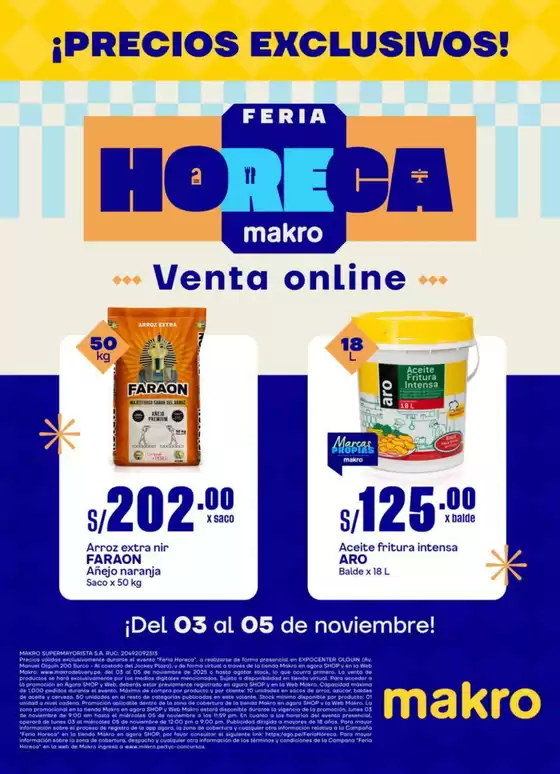 Catálogo Makro | Volante Feria Horeca | 2025-11-03T00:00:00.000Z - 2025-11-05T00:00:00.000Z
