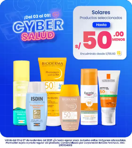 Catálogo Boticas Perú | Ofertas principales para ahorradores | 2025-11-03T00:00:00.000Z - 2025-11-07T00:00:00.000Z