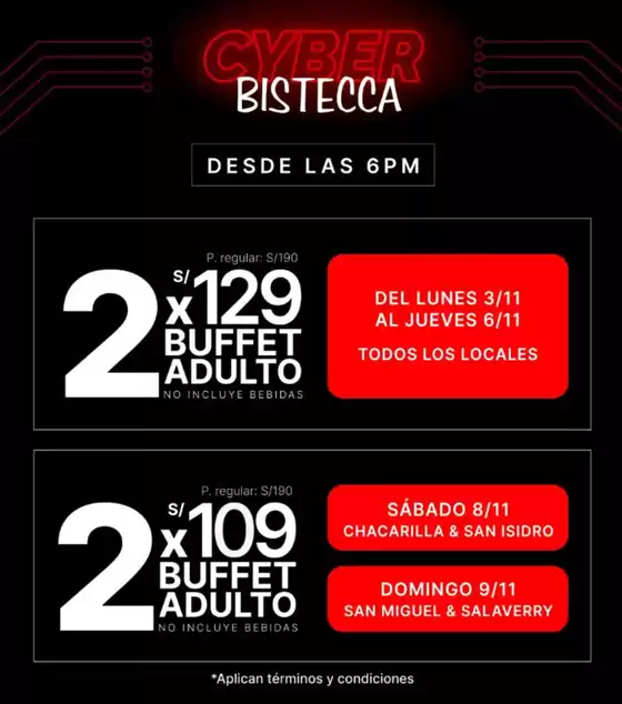 Catálogo La Bistecca | Cyber Bistecca | 2025-11-04T00:00:00.000Z - 2025-11-09T00:00:00.000Z