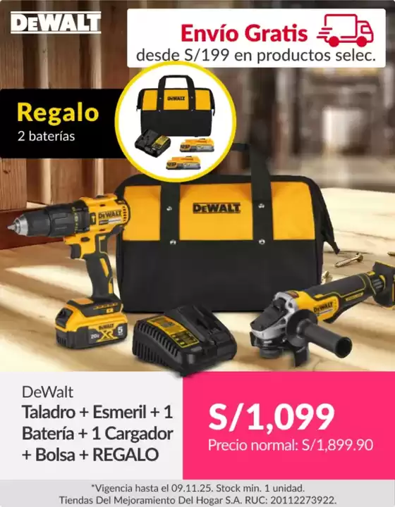 Catálogo Sodimac | Ofertas especiales atractivas para todos | 2025-11-05T00:00:00.000Z - 2025-11-09T00:00:00.000Z