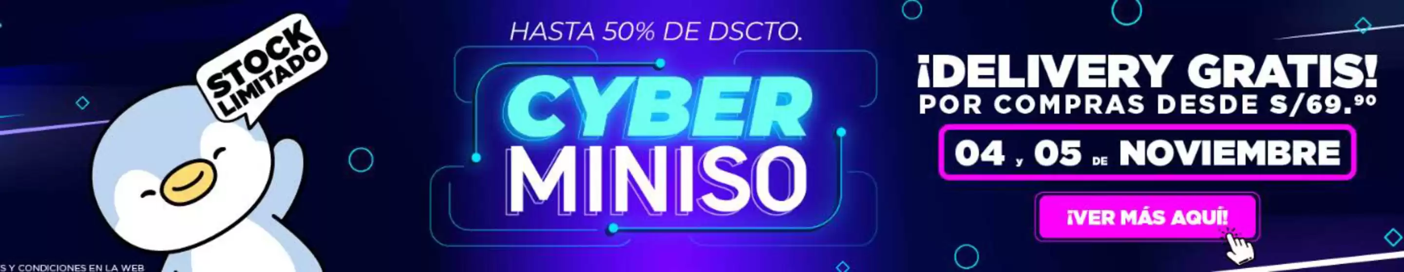 Catálogo Miniso | Cyber Miniso | 2025-11-05T00:00:00.000Z - 2025-11-05T00:00:00.000Z