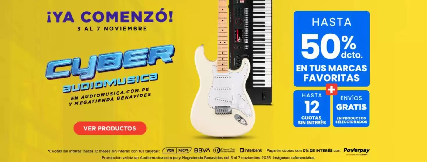 Catálogo Audiomusica | Cyber Audiomusica | 2025-11-05T00:00:00.000Z - 2025-11-07T00:00:00.000Z