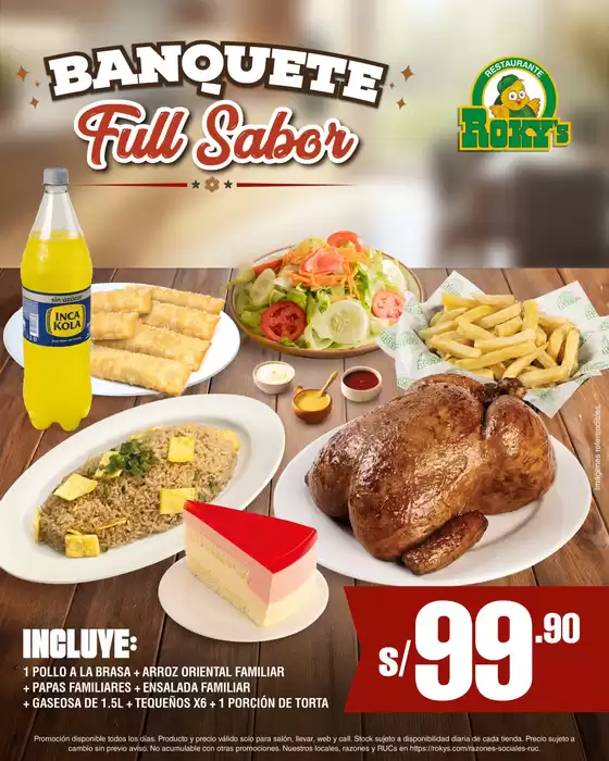 Catálogo Rokys | Banquete full sabor | 2025-11-06T00:00:00.000Z - 2025-11-30T00:00:00.000Z