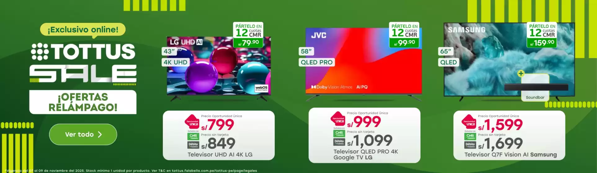 Catálogo Tottus | Excelente oferta para cazadores de gangas | 2025-11-07T00:00:00.000Z - 2025-11-09T00:00:00.000Z