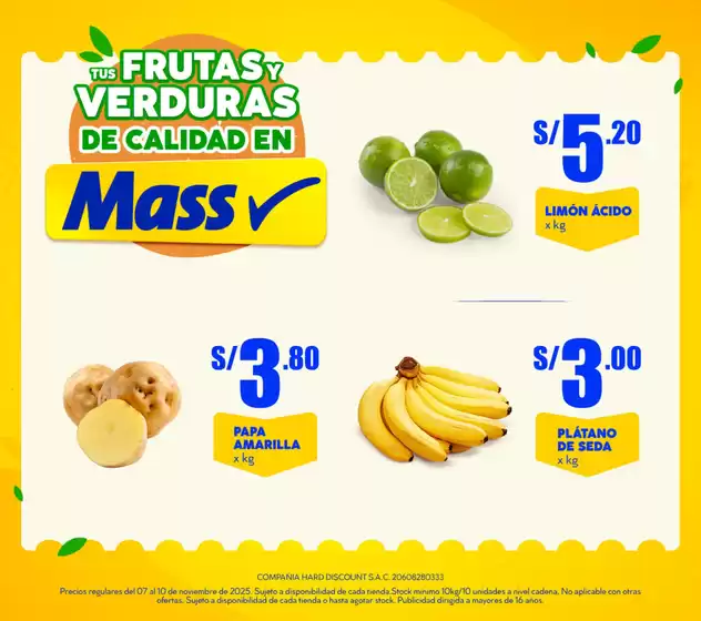 Catálogo Mass | DEL CAMPO A TU BARRIO | 2025-11-07T00:00:00.000Z - 2025-11-10T00:00:00.000Z