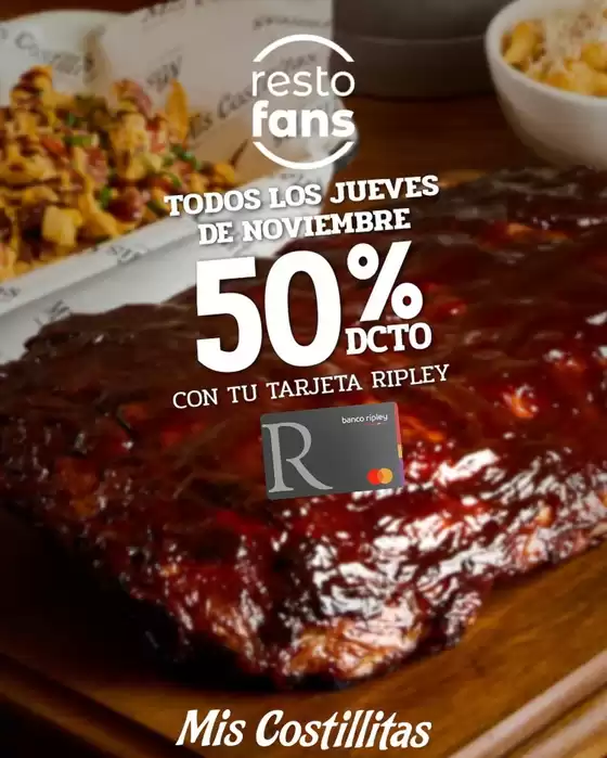 Catálogo Mis Costillitas | 50%dcto con tu tarjeta ripley | 2025-11-07T00:00:00.000Z - 2025-11-27T00:00:00.000Z