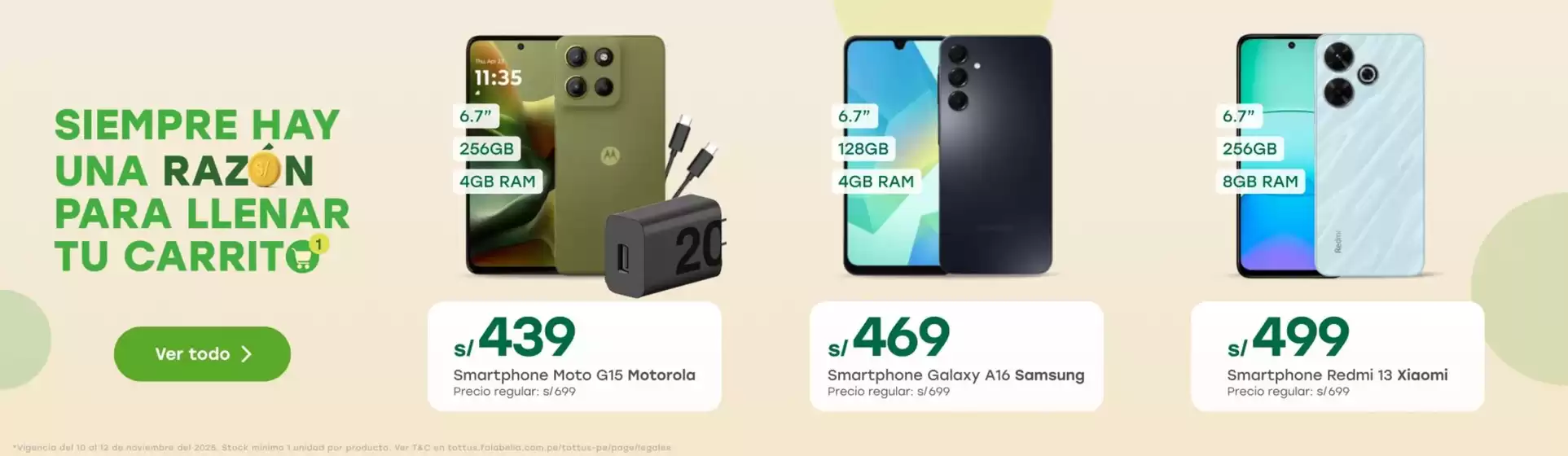 Catálogo Tottus | Excelente oferta para cazadores de gangas | 2025-11-10T00:00:00.000Z - 2025-11-12T00:00:00.000Z