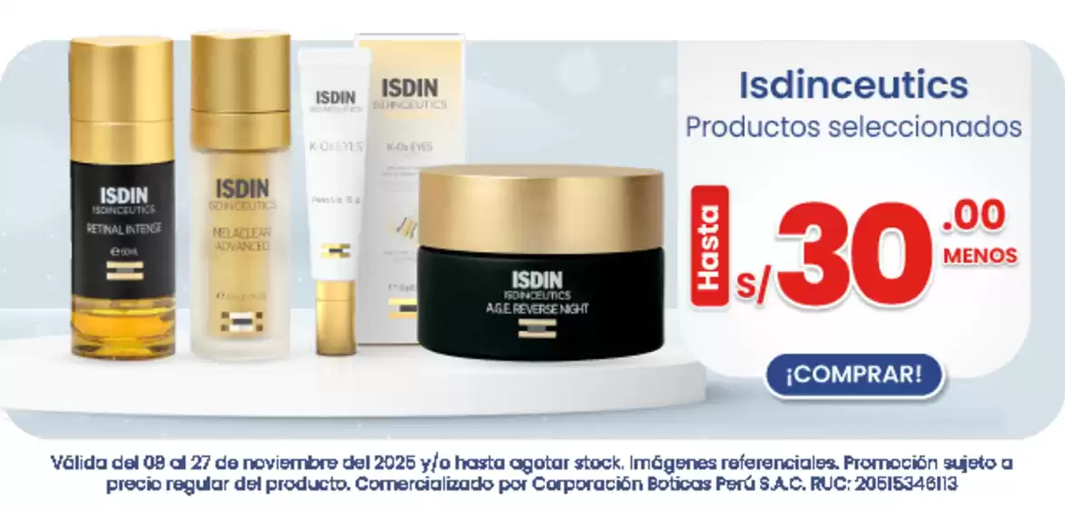 Catálogo Boticas Perú | Ofertas principales para todos los cazadores de gangas | 2025-11-08T00:00:00.000Z - 2025-11-27T00:00:00.000Z