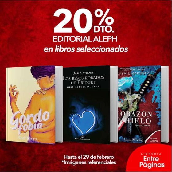 Catálogo Entre Páginas | 20% dto | 2024-01-19T00:00:00.000Z - 2024-02-29T00:00:00.000Z