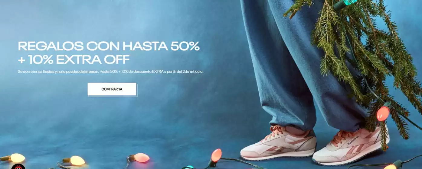 Catálogo Reebok | Regalos con hasta 50%+10%extra off | 2025-11-13T00:00:00.000Z - 2025-11-23T00:00:00.000Z
