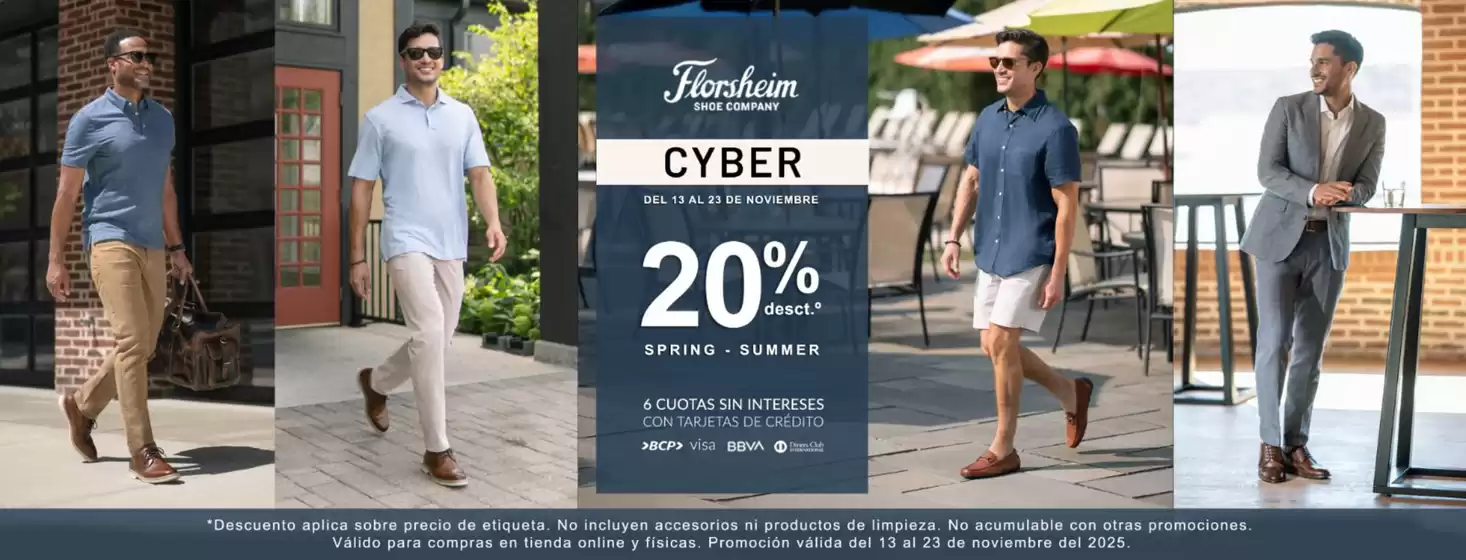 Catálogo Florsheim | Cyber 20%desct | 2025-11-13T00:00:00.000Z - 2025-11-23T00:00:00.000Z