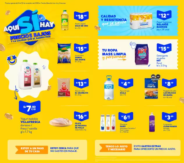 Catálogo Mass | Ofertas principales para ahorradores | 2025-11-14T00:00:00.000Z - 2025-11-20T00:00:00.000Z