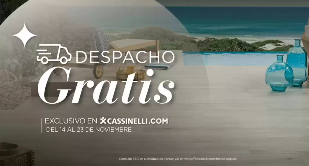 Catálogo Cassinelli | Despacho Gratis | 2025-11-14T00:00:00.000Z - 2025-11-30T00:00:00.000Z