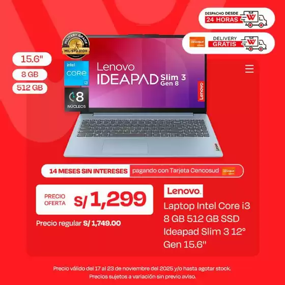 Catálogo Wong en Tacna | Promociones actuales | 2025-11-17T00:00:00.000Z - 2025-11-23T00:00:00.000Z