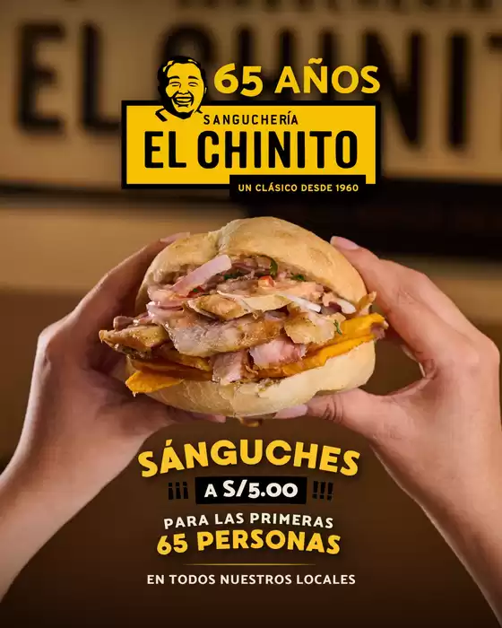 Catálogo El Chinito | Sangucheria el chinito  | 2025-11-20T00:00:00.000Z - 2025-11-20T00:00:00.000Z