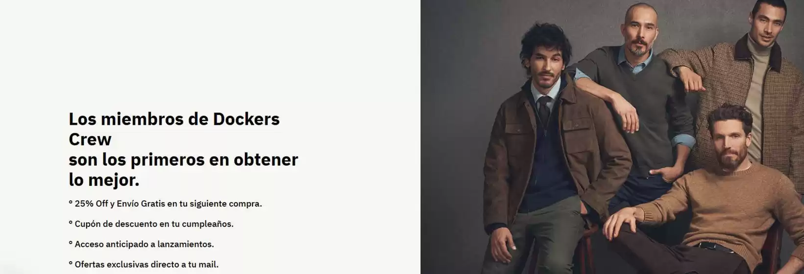 Catálogo Dockers | Los miembros de dockers Crew | 2025-11-20T00:00:00.000Z - 2025-12-14T00:00:00.000Z