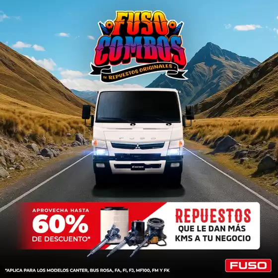 Catálogo Fuso en Huancayo | Fuso Combos | 2025-11-20T00:00:00.000Z - 2025-12-21T00:00:00.000Z