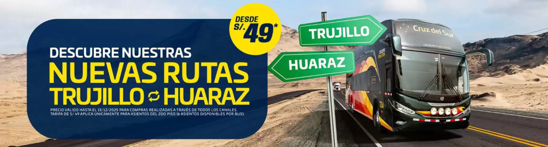 Catálogo Cruz Del Sur | Nuevas rutas  | 2025-11-21T00:00:00.000Z - 2025-12-15T00:00:00.000Z