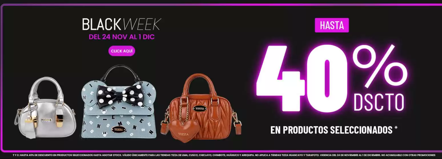 Catálogo Tizza | Black Week  | 2025-11-25T00:00:00.000Z - 2025-12-01T00:00:00.000Z