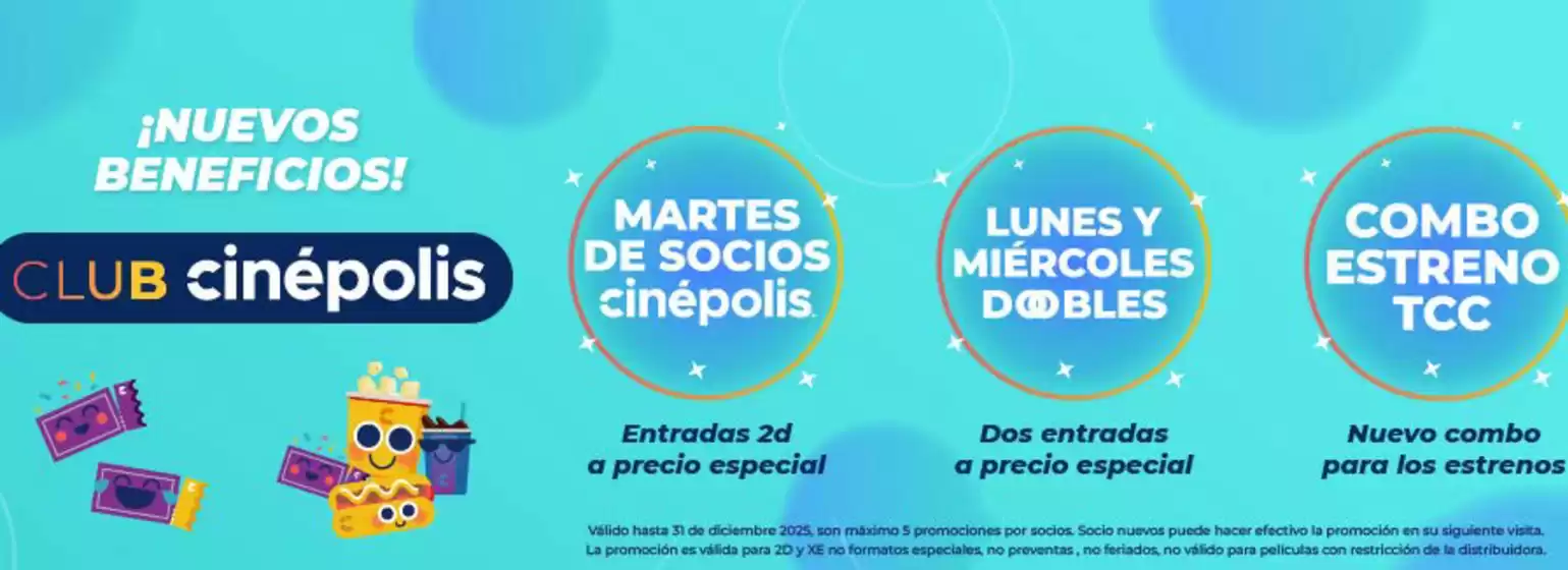 Catálogo Cinépolis | Promociones! | 2025-11-26T00:00:00.000Z - 2025-12-31T00:00:00.000Z