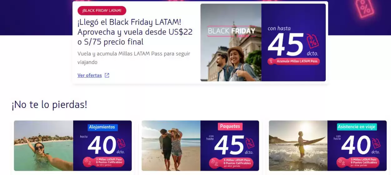 Catálogo Latam Airlines | Black Friday  | 2025-11-27T00:00:00.000Z - 2025-11-30T00:00:00.000Z