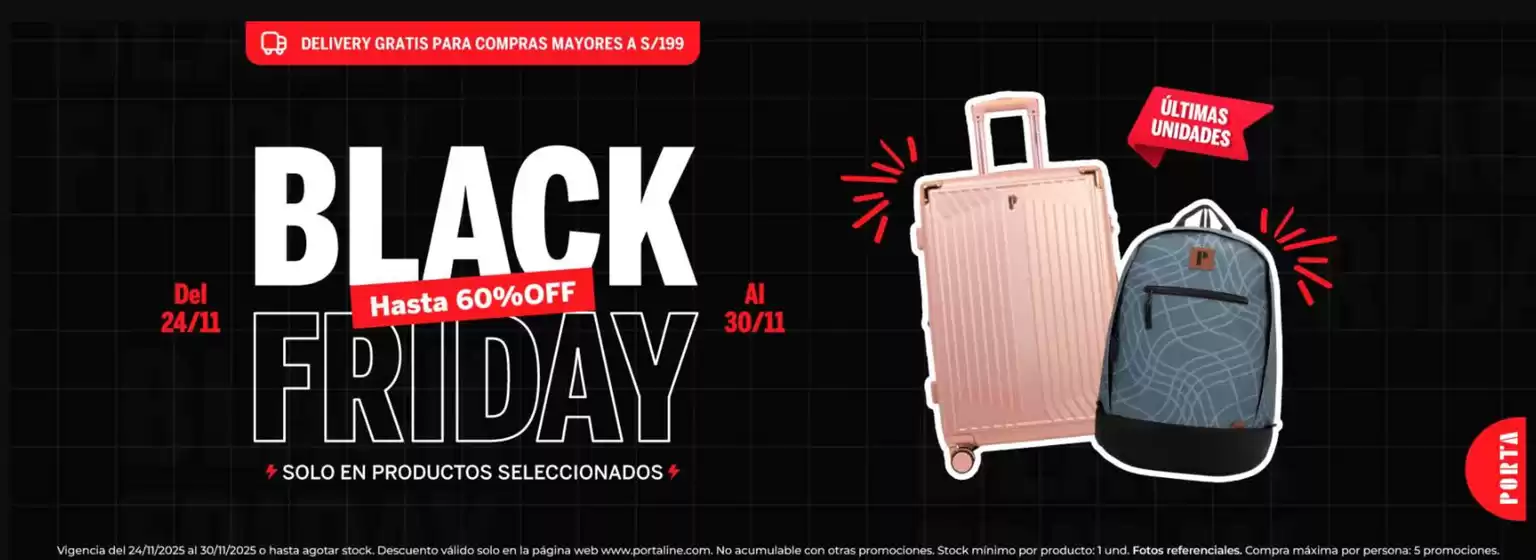 Catálogo Porta | Black Friday 60%off | 2025-11-27T00:00:00.000Z - 2025-11-30T00:00:00.000Z