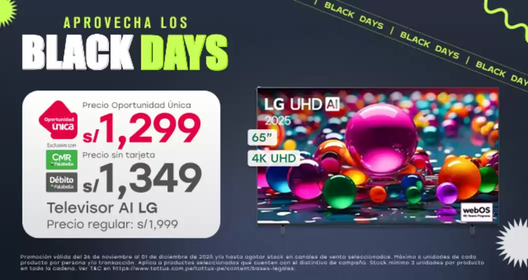 Catálogo Tottus en Callao | Ahorra ahora con nuestras ofertas | 2025-11-26T00:00:00.000Z - 2025-12-01T00:00:00.000Z