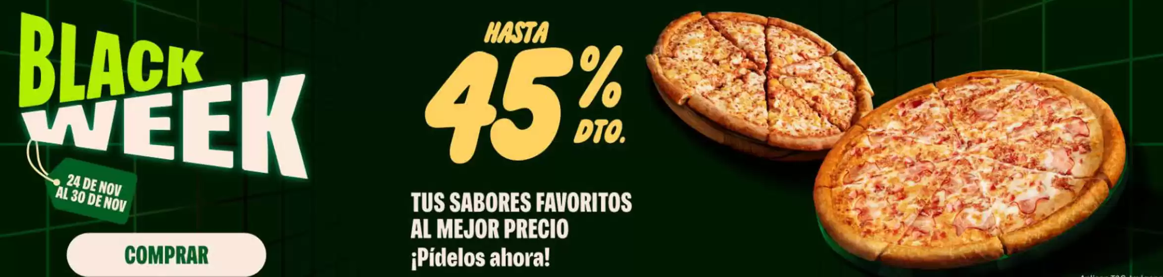 Catálogo Papa John's | Black week  | 2025-11-27T00:00:00.000Z - 2025-11-30T00:00:00.000Z