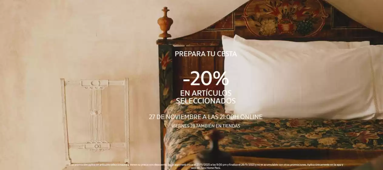 Catálogo ZARA HOME | -20% en articulos seleccionados  | 2025-11-27T00:00:00.000Z - 2025-11-28T00:00:00.000Z