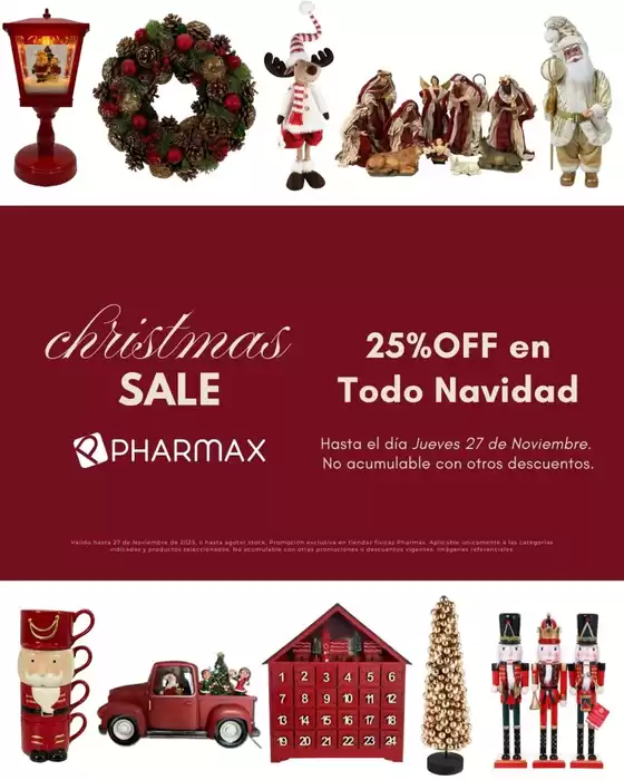 Catálogo Pharmax | 25%off en todo navidad  | 2025-11-27T00:00:00.000Z - 2025-11-27T00:00:00.000Z