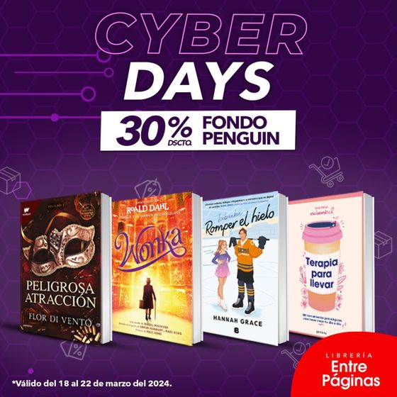 Catálogo Entre Páginas | Cyber Days  | 2024-03-19T00:00:00.000Z - 2024-03-22T00:00:00.000Z